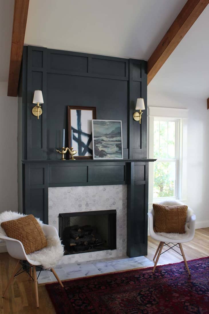15 Fireplace Facade Ideas (to DIY a Fake Fireplace) Apartment Therapy