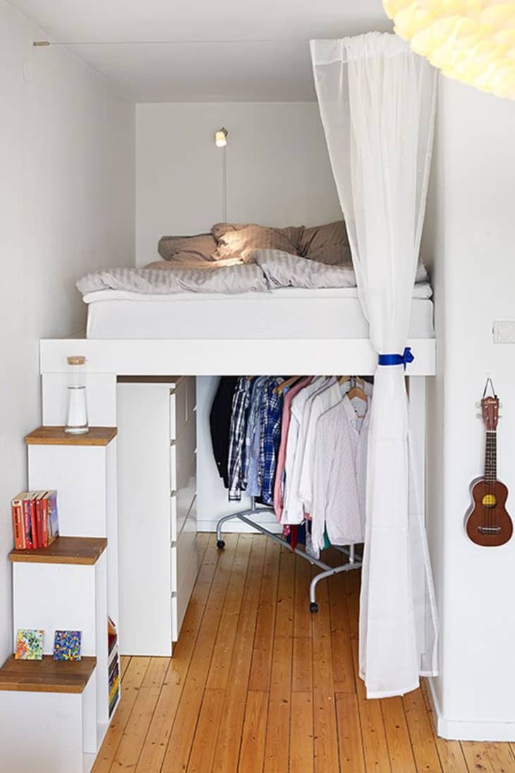 Small Bedroom Solution The Half Loft Apartment Therapy