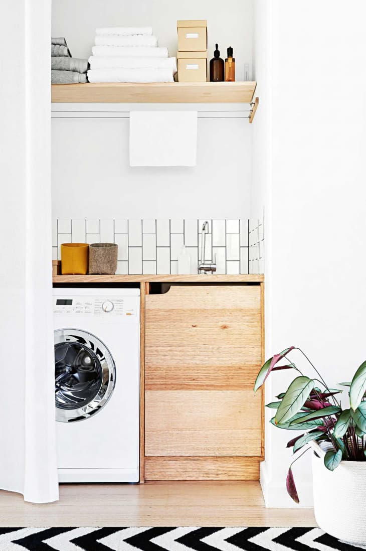 Small Laundry Room Remodeling and Storage Ideas | Apartment Therapy