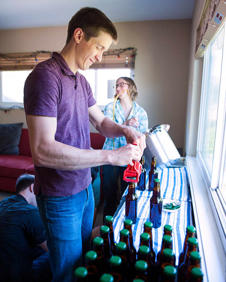An All-American Beer Bottling Party | The Kitchn