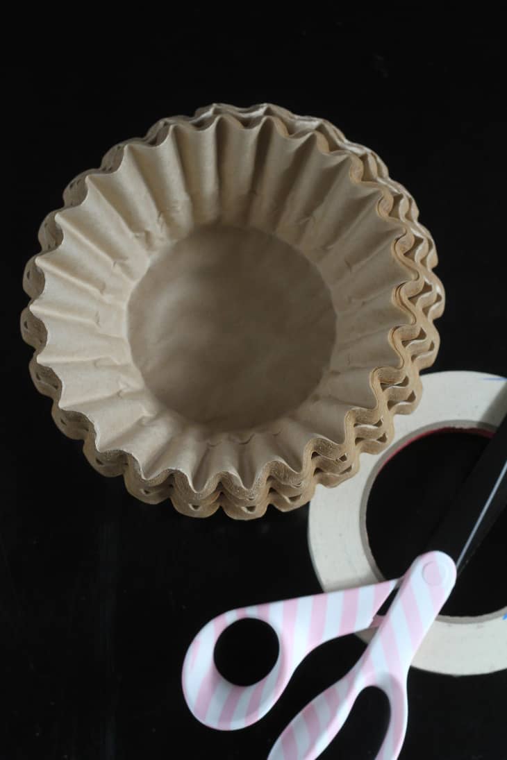How to Make Paper Flowers With Coffee Filters Apartment Therapy