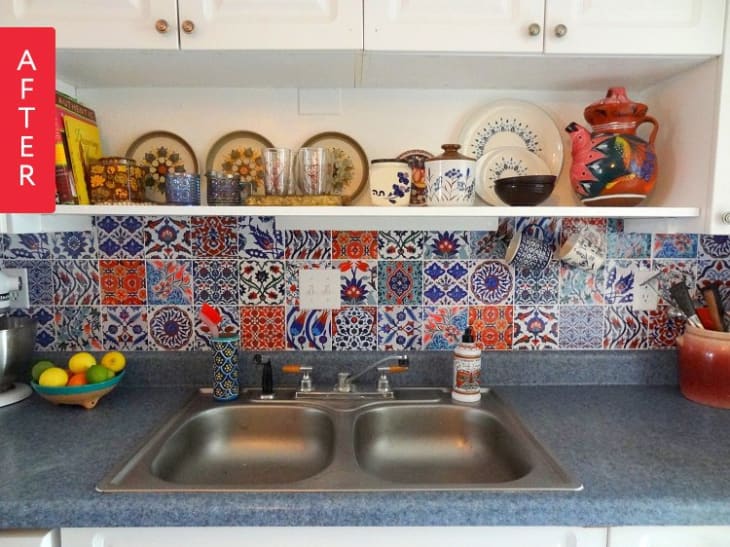 rental friendly backsplash