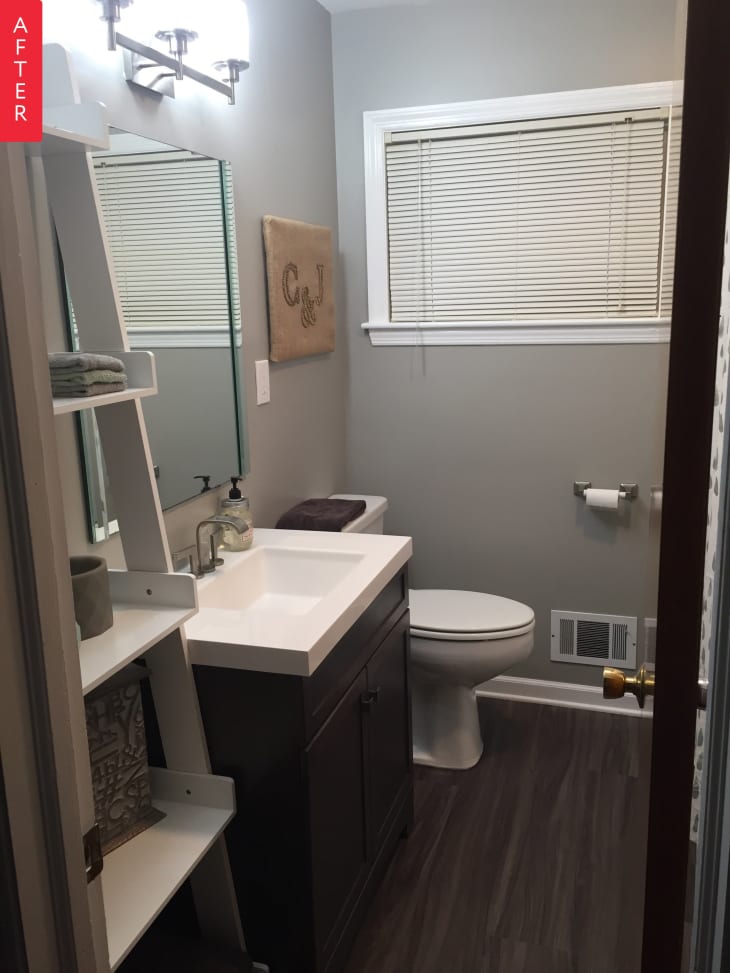 Before & After: A ’50s Bathroom Gets a Sleek Update | Apartment Therapy