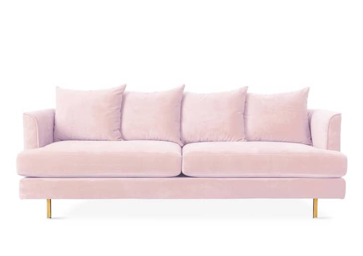 Baby pink couch new arrivals