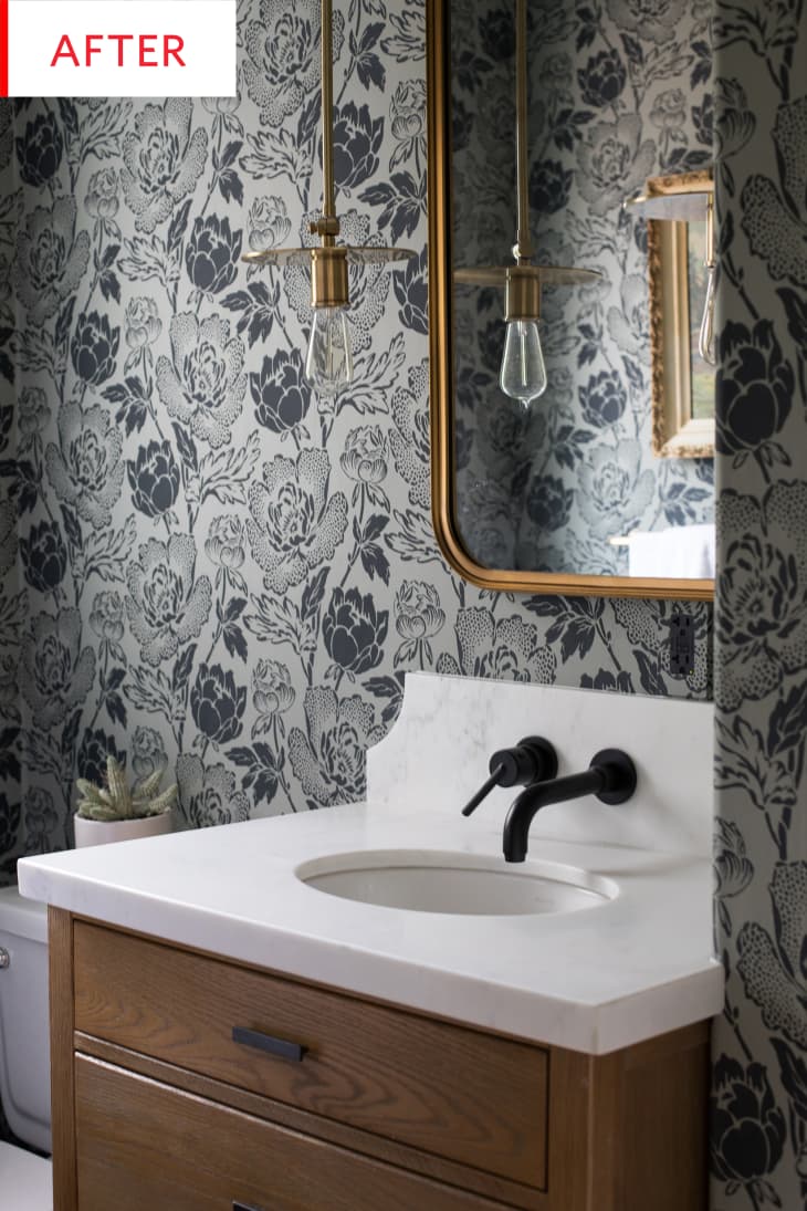 Bathroom Wallpaper Ideas - Remodel Before After | Apartment Therapy
