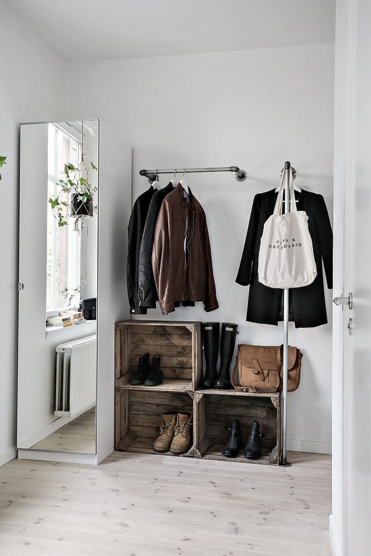 Organizing Ideas for Entryways & Foyers Without Closets Apartment Therapy