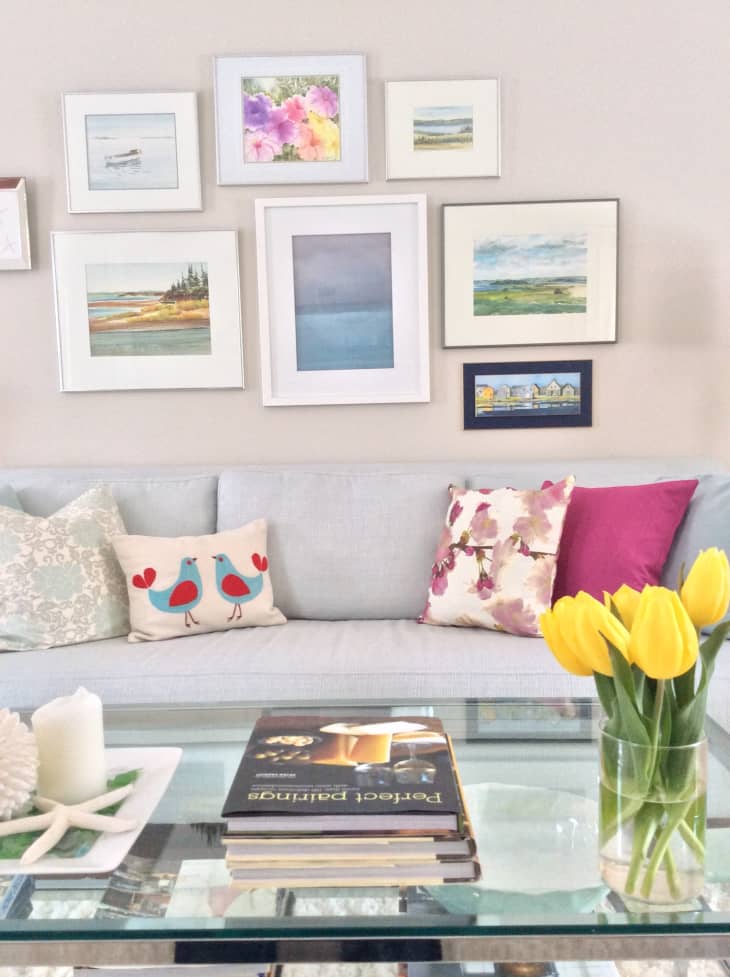 Susan’s Soft & Pretty Shared Space Apartment Therapy