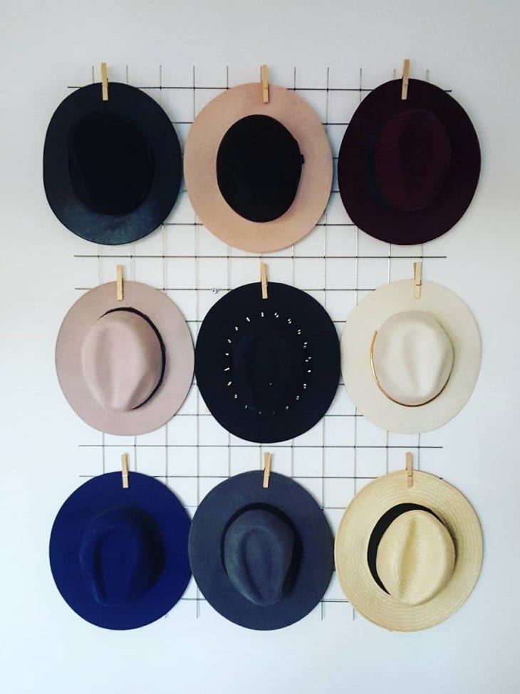 Hat wall display online ideas