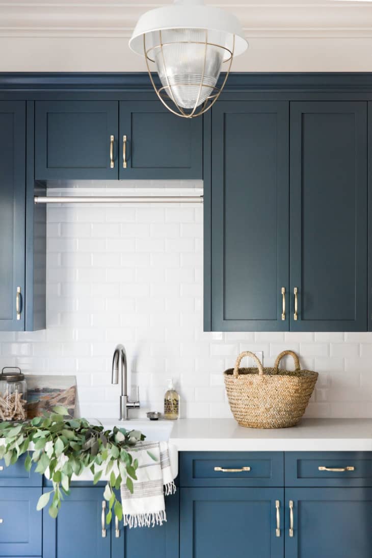 Painting Ideas - Blue Kitchen Cabinet Colors | Apartment Therapy