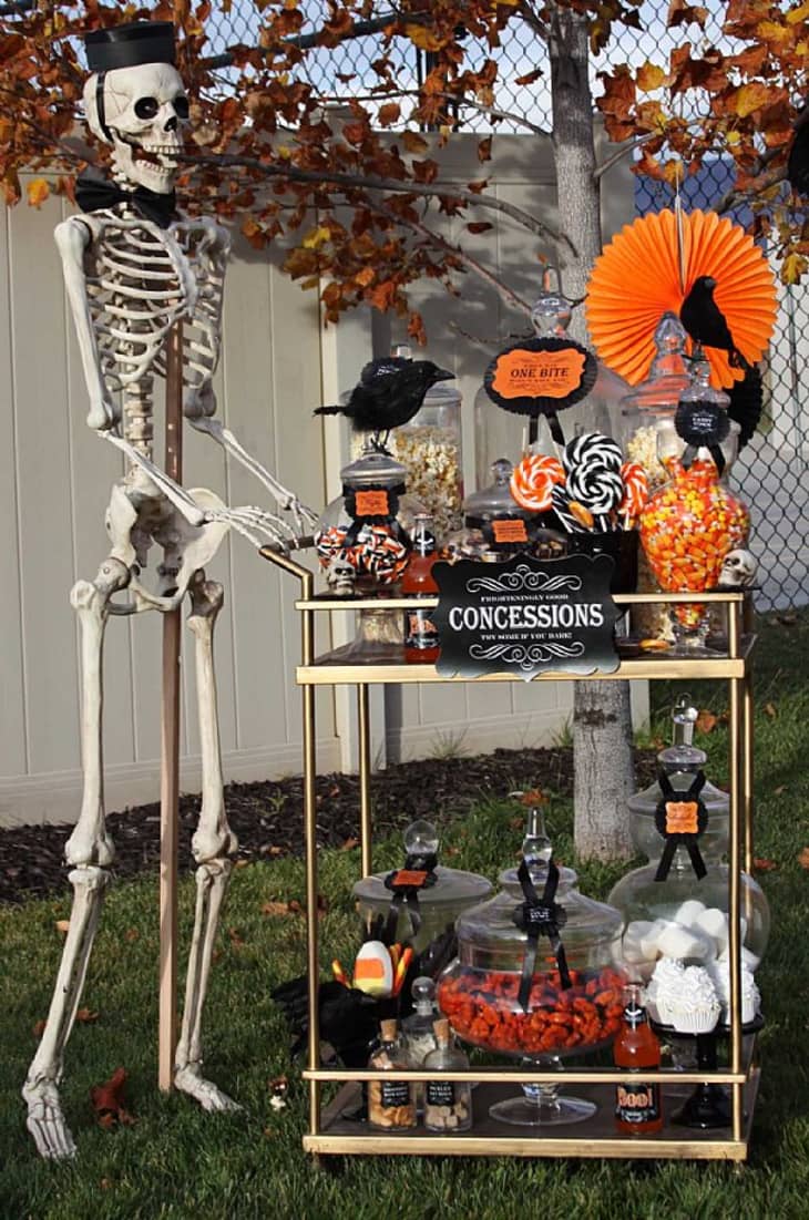 Halloween Party Table Decorating Ideas Apartment Therapy