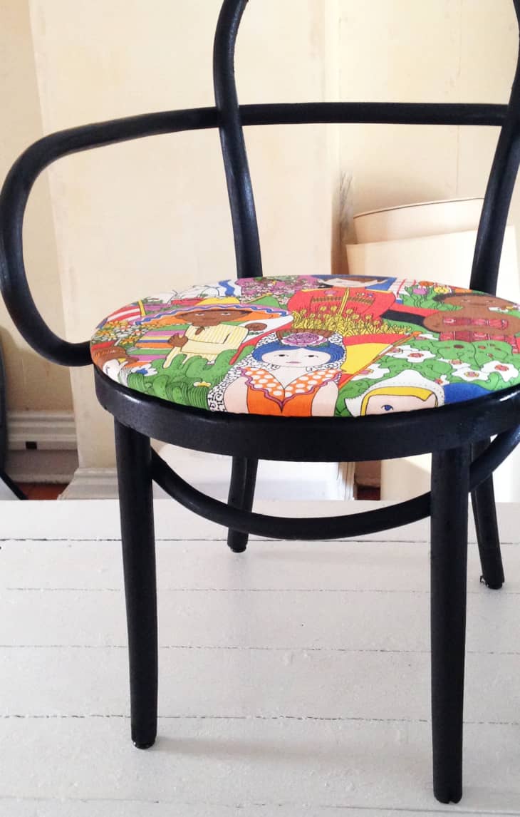 How To Reupholster A Seat Pad Apartment Therapy