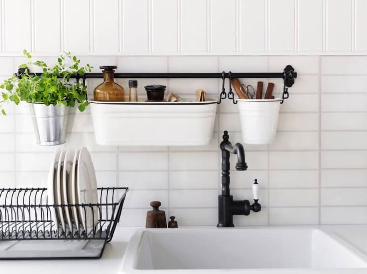 No Counter Space? Solutions for a Clean and ClutterFree Kitchen Sink Zone Apartment Therapy