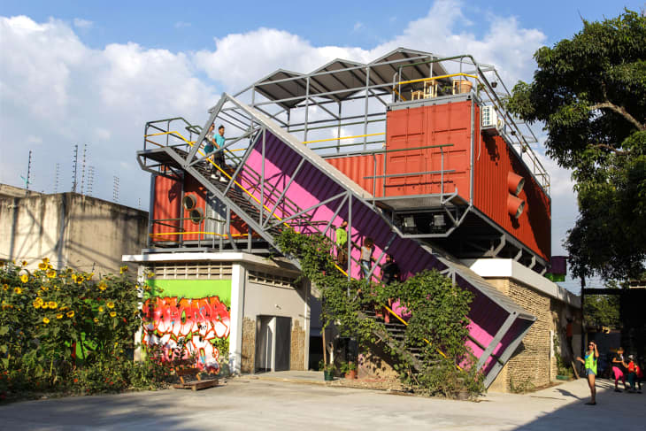 Shipping Containers Venezuela Cultural Hub | Apartment Therapy