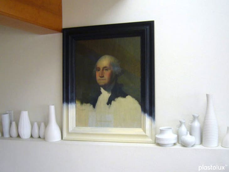 Before & After Old Framed Prints Turned Modern Art Apartment Therapy