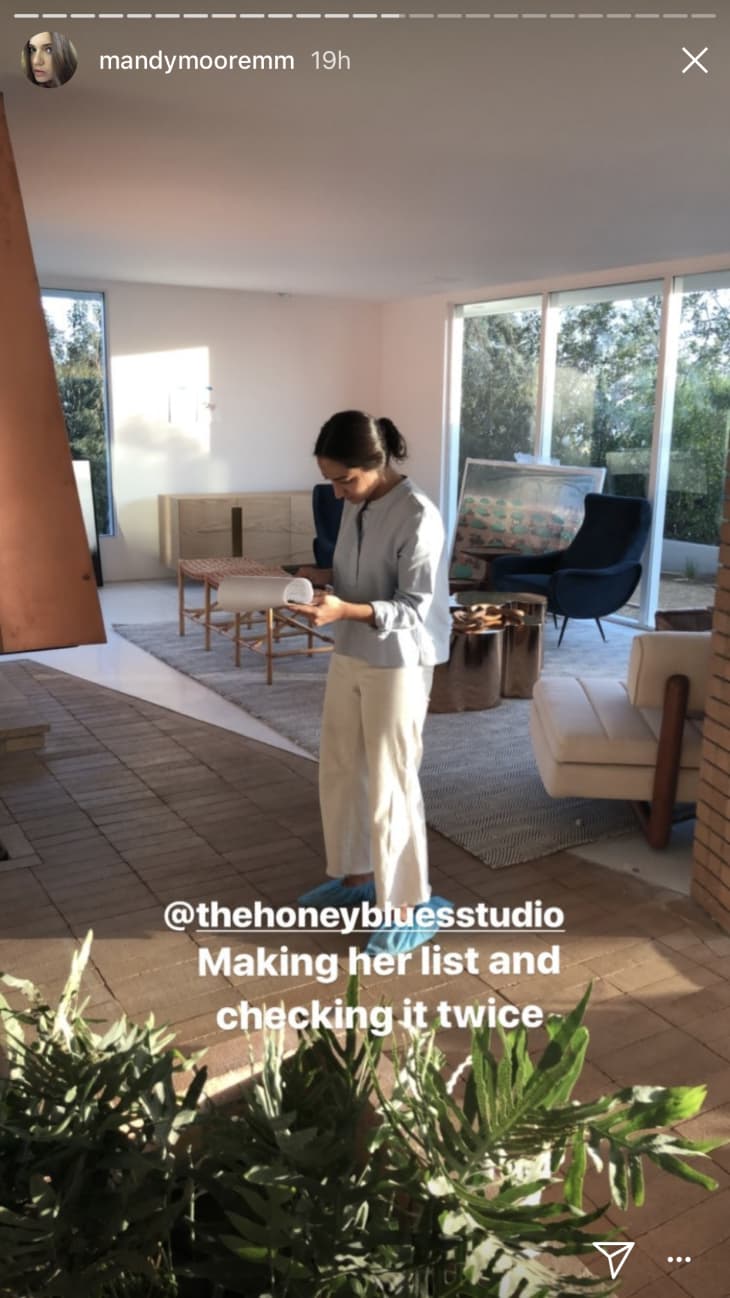Mandy Moore - New House Instagram Moving Photos | Apartment Therapy