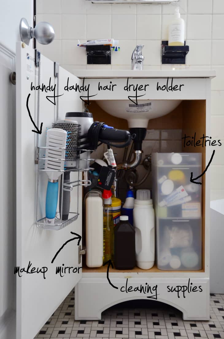 Storage Solution Ideas from a Tiny New York Bathroom Apartment Therapy