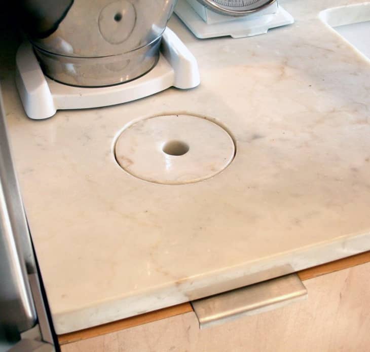 Countertop Holes for Compost & Trash Why a Chute Is a Good Idea The