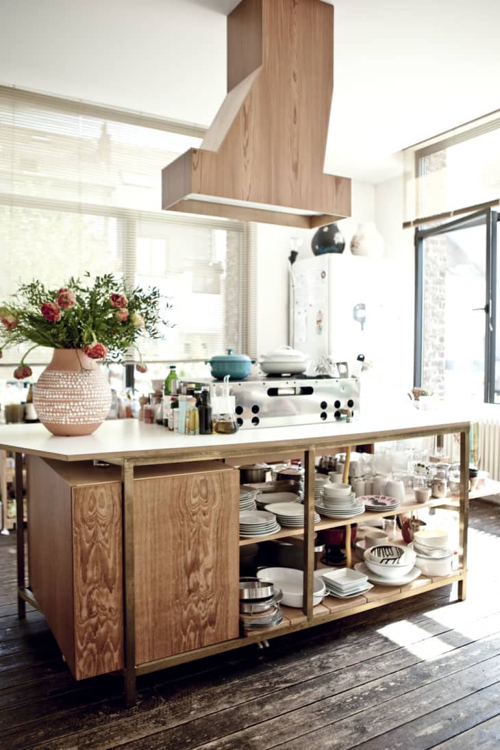 Kitchen Island Ideas Open Shelving Storage Apartment Therapy