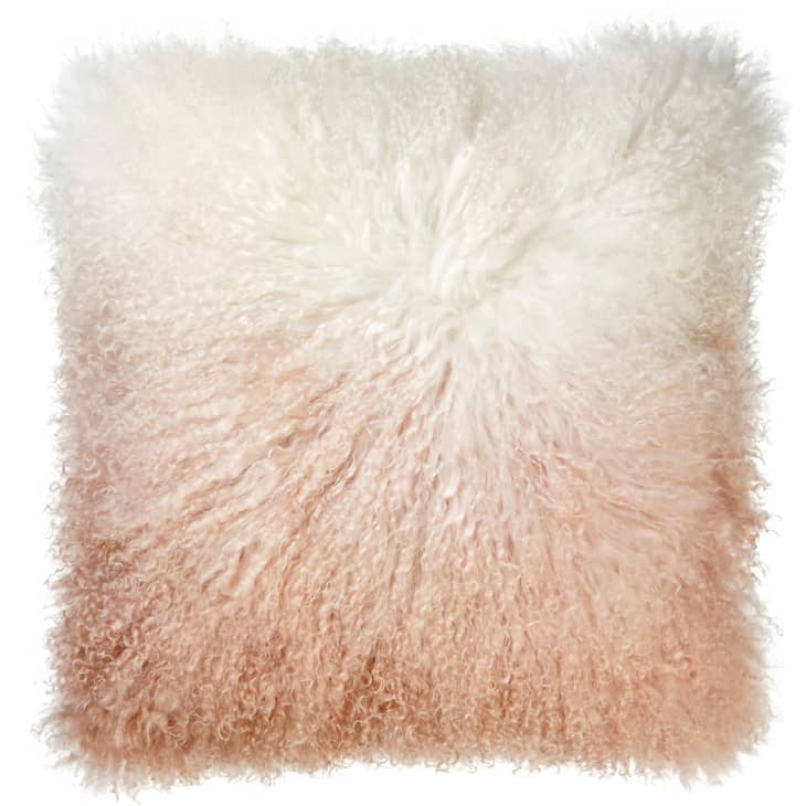 Mongolian fur shop pillow costco