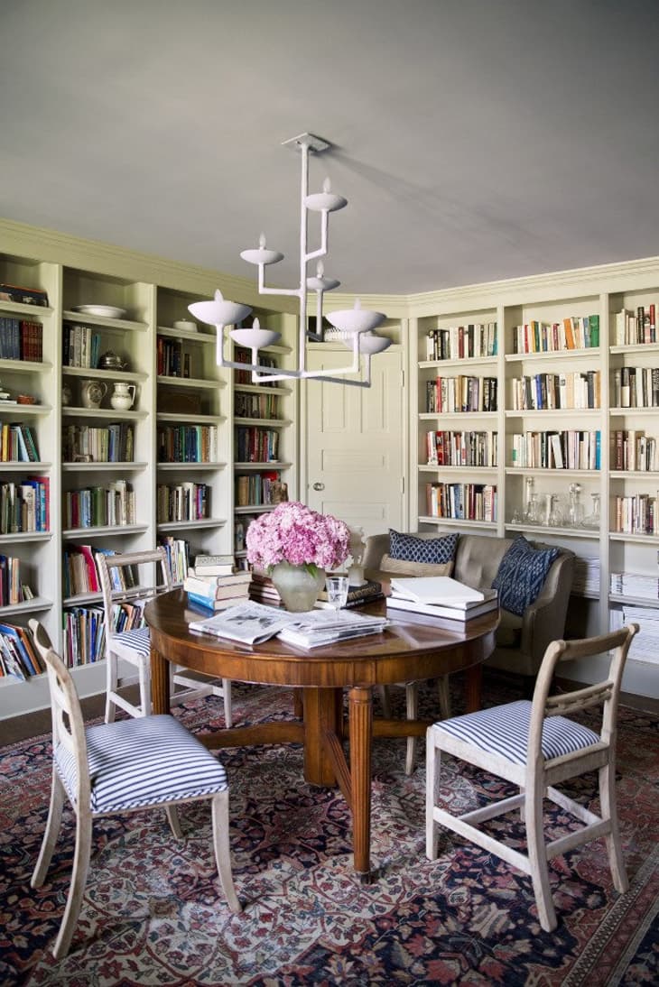 Turn Your Dining Room Into a Library Apartment Therapy