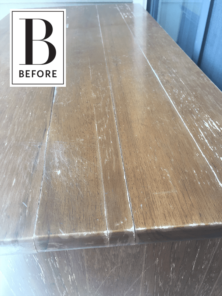 Before & After A Sadly Scuffed and Wonkily Warped Dresser is Rescued