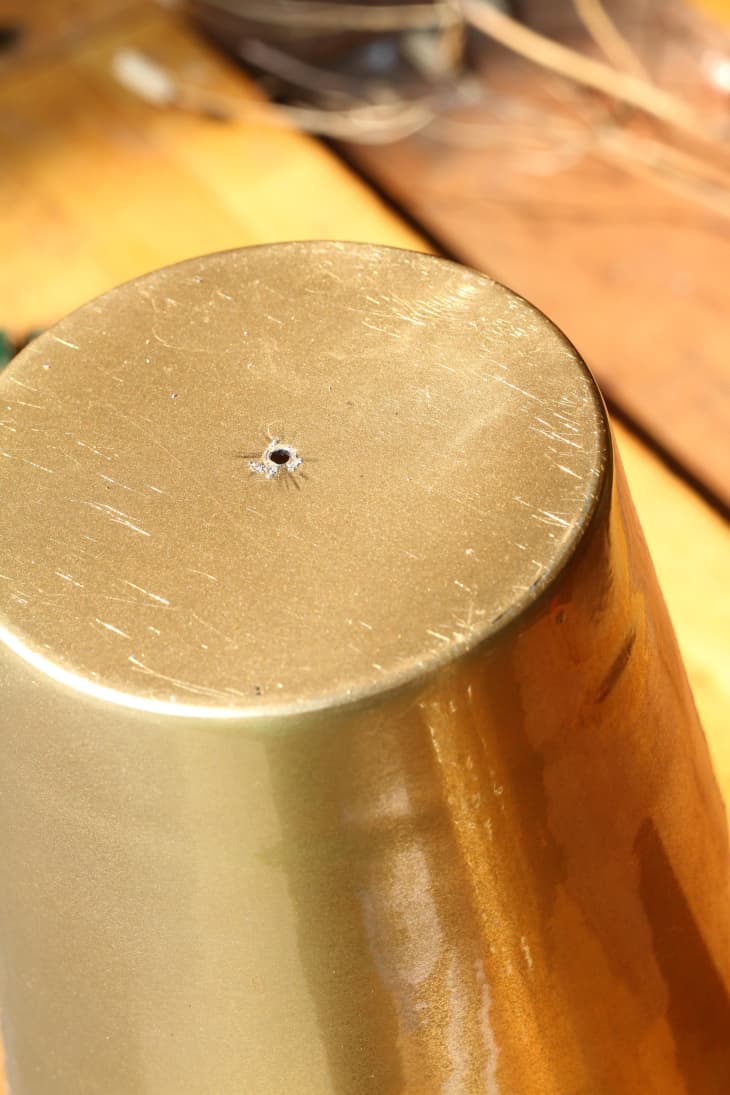 How To Make a Lamp from a Vase Step by Step Photos Apartment Therapy