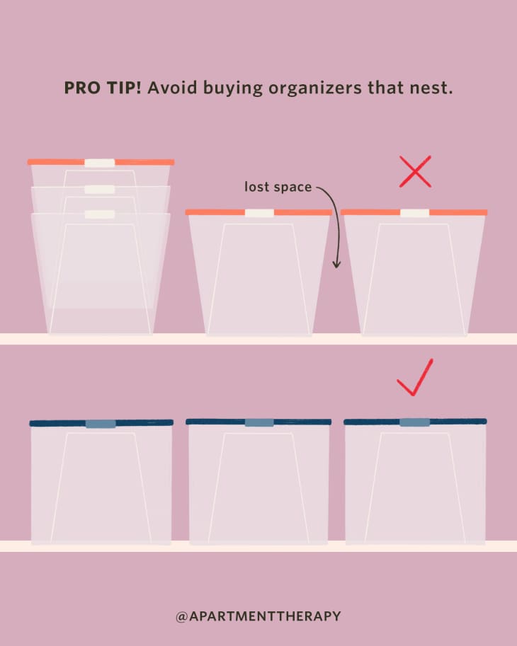 Avoid Stackable Bins if You Want to Maximize Your Storage Apartment