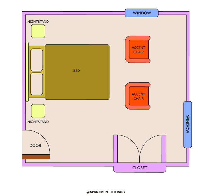 8 Bedroom Layout Ideas for Arranging Furniture Apartment Therapy