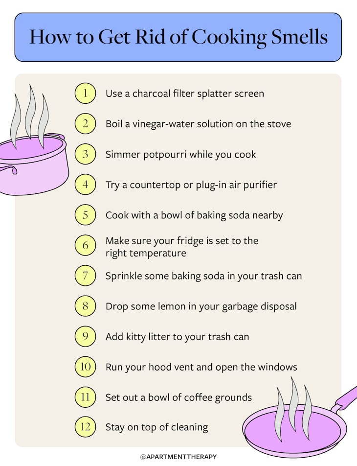 How to Get Rid of Cooking Smells in Your Home Apartment Therapy