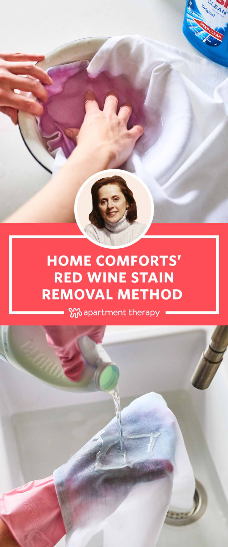 "Home Comforts"' Red Wine Stain Removal Method Review Apartment Therapy