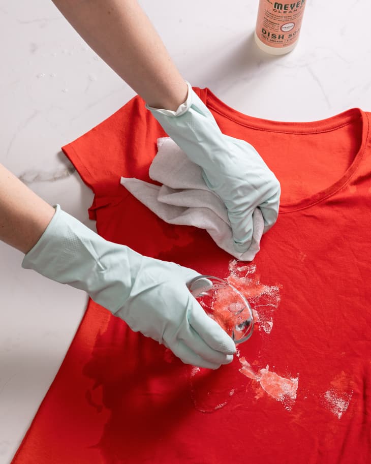 How To Get Paint Out Of Colored Clothes