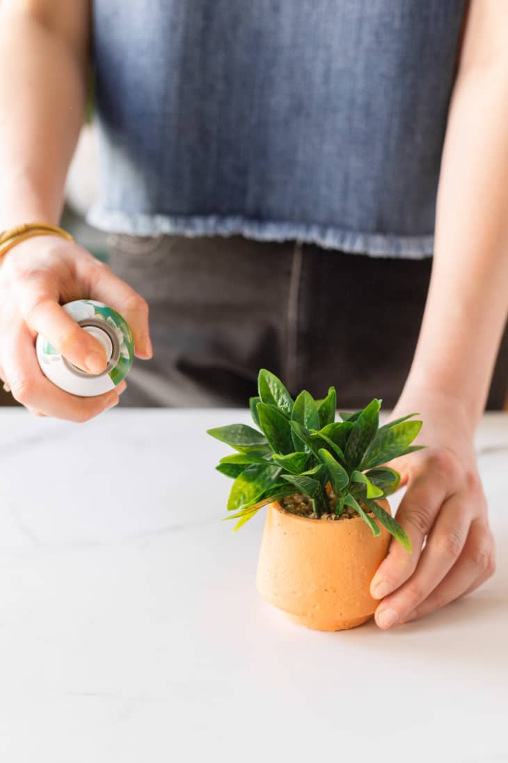 Using Hairspray To Clean Artificial Plants