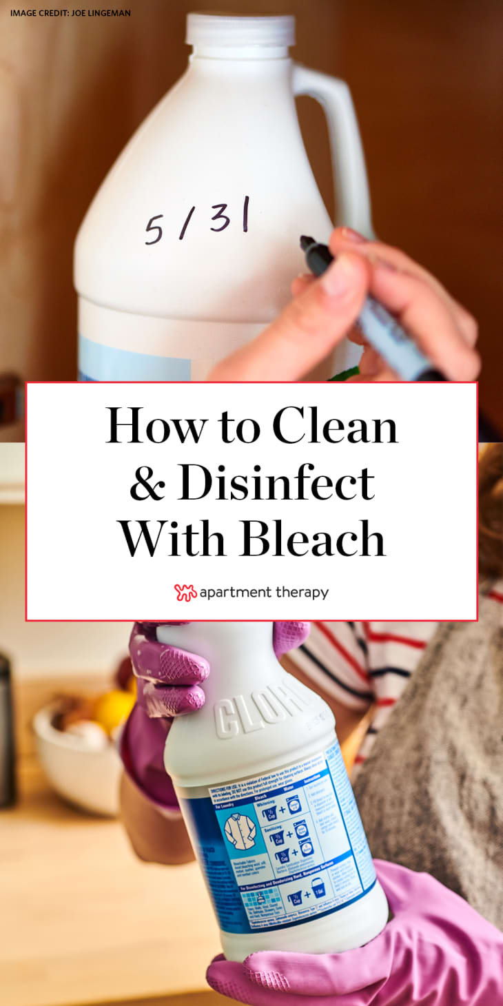 How to disinfect with sales bleach