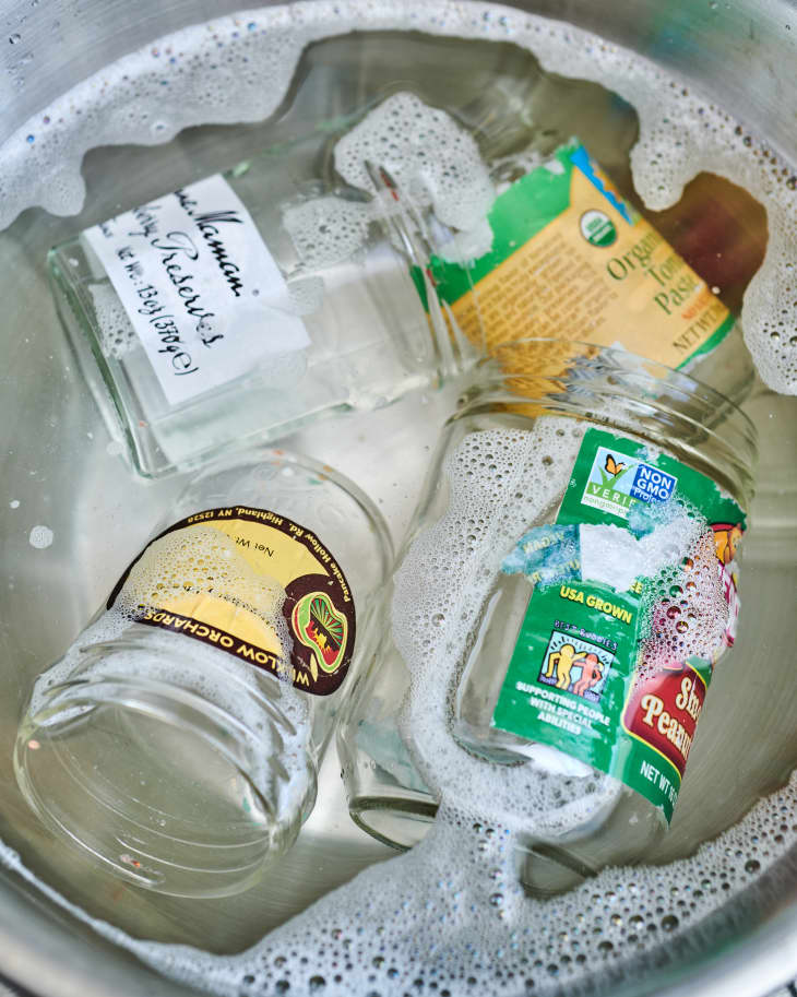 Use OxiClean to Remove Labels From Glass Jars | Kitchn
