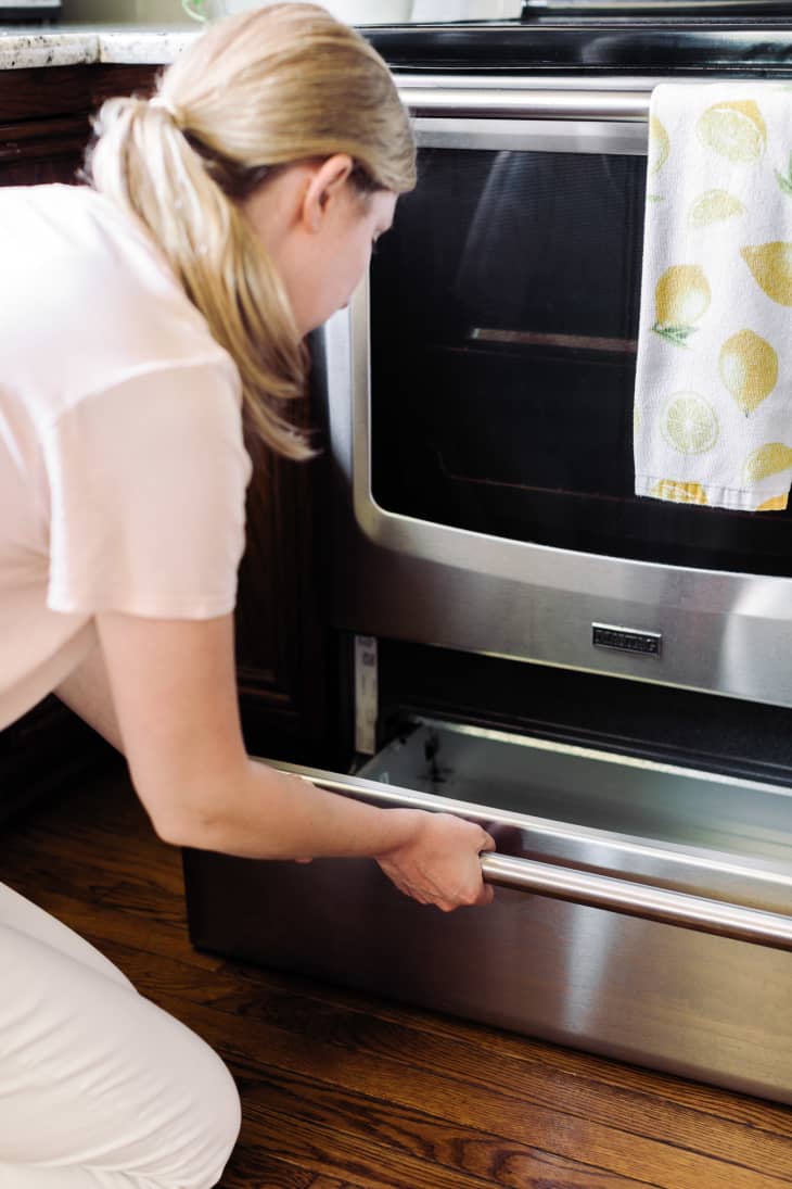 Tip for Cleaning Under the Oven The Kitchn