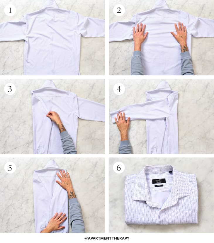 How to Fold a Shirt in 6 Different Ways Apartment Therapy