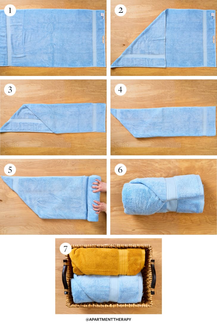 How to Fold Towels in 5 Different Ways Apartment Therapy