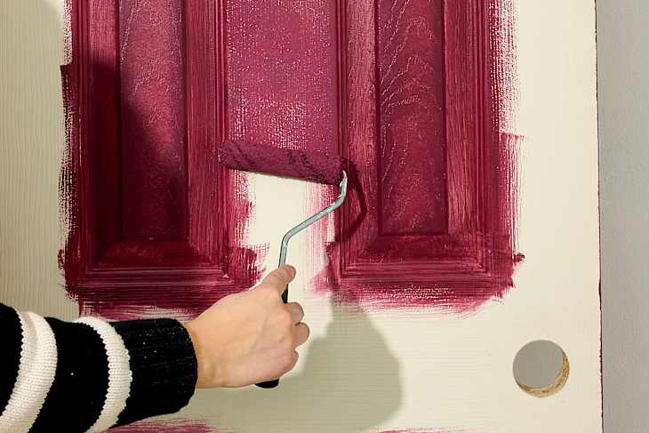 How to Paint a Door Like a Pro (No Removing Necessary!) | Apartment Therapy
