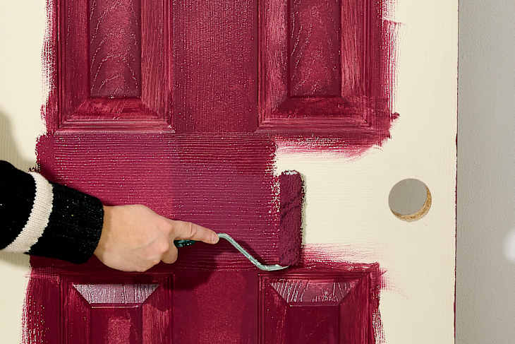 How to Paint a Door Like a Pro (No Removing Necessary!) | Apartment Therapy