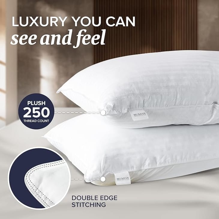 Beckham Hotel Collection Bed Pillows: Amazon Reviews | Apartment Therapy