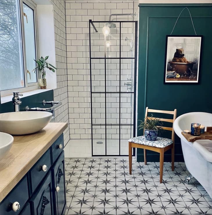 How to Style a Chair in a Bathroom Apartment Therapy