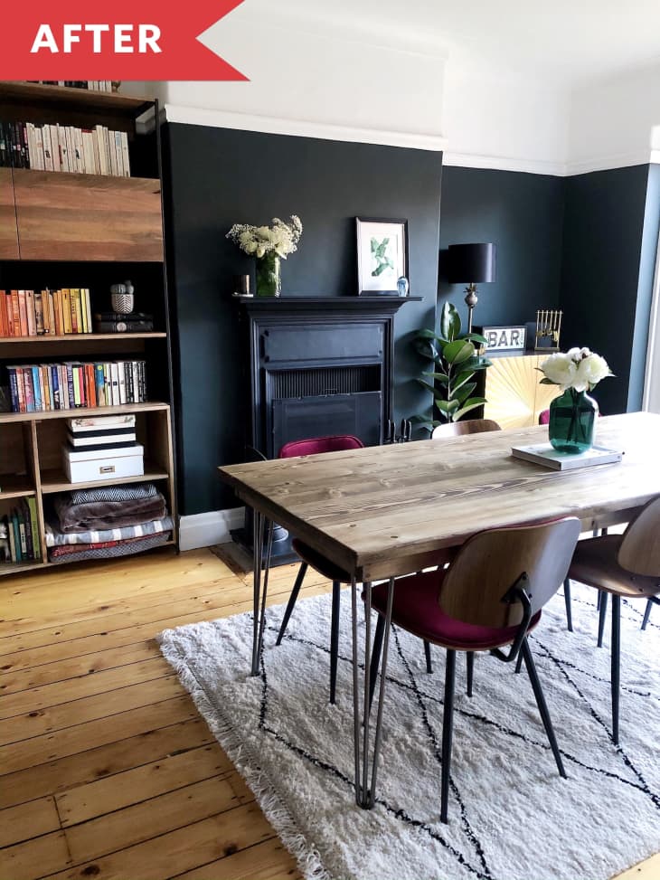 Cozy Living Room Turned into a Dining Room The Kitchn