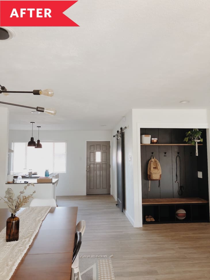 Mudroom DIY Redo - Functional Entryway Makeover | Apartment Therapy