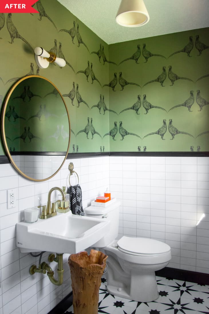 Rental Bathroom Redo with HighEnd Style Apartment Therapy