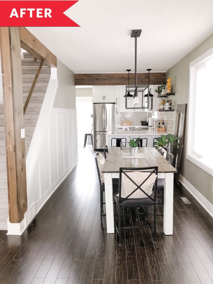 View of Open-Concept Kitchen and Dining Room Redo | Apartment Therapy