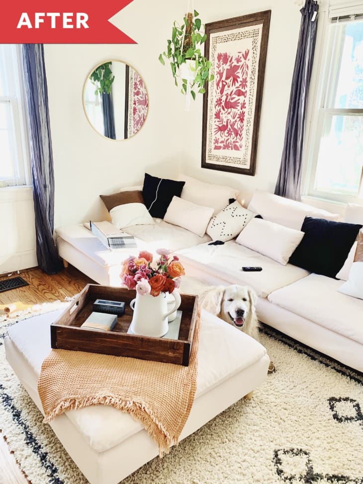 Rental Living Room Redo Apartment Therapy