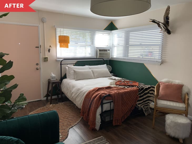 TropicalInspired Studio Redo Apartment Therapy