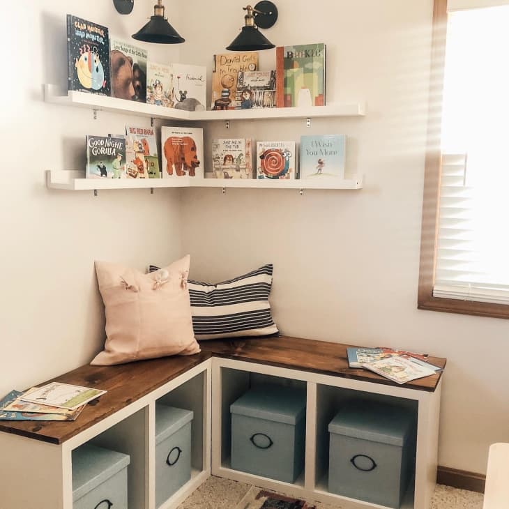 Corner reading bench sale
