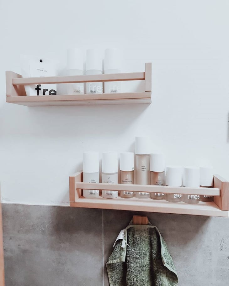 Ikea spice hotsell rack hack bathroom