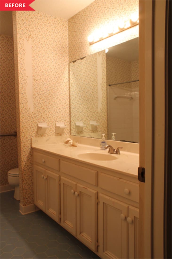 Dated Bathroom Refresh for 112 Apartment Therapy